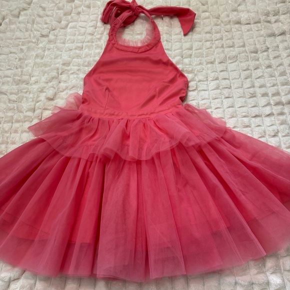 NEW Mable Small Pink Tillie Mini DRESS Fairy Ballerina Dance Party Tulle Halter - Picture 5 of 8